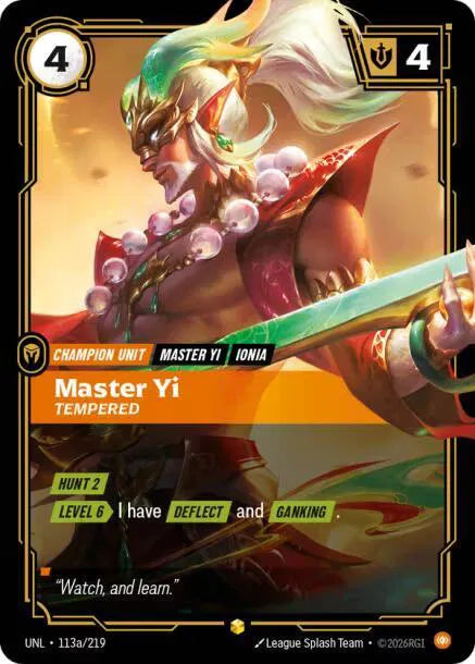 Master Yi - Tempered