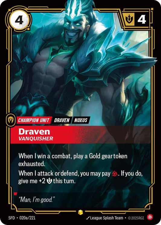 Draven, Vanquisher (Alternate Art)