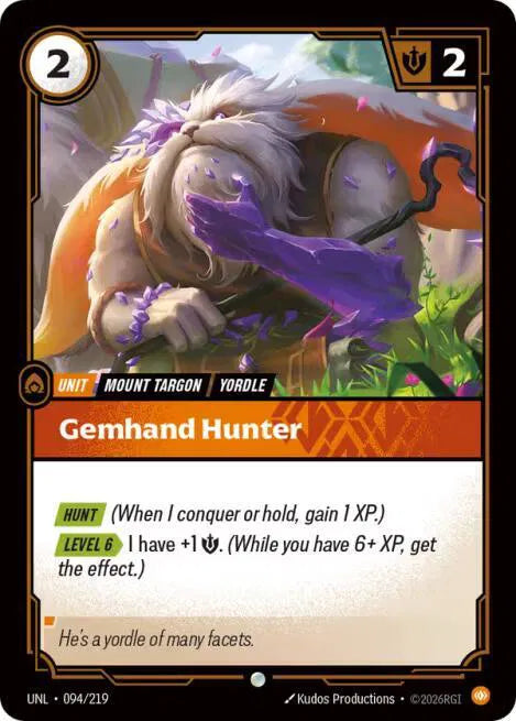 Gemhand Hunter